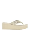 Edany Denim G-gesp sleehak Sandalen