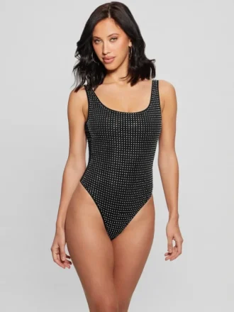 Eendelig badpak met strass