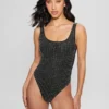 Eendelig badpak met strass
