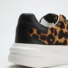 Elbinah lage sneakers met luipaardprint