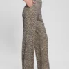 Eliane-broek met wijde pijpen en print Eliane-broek met wijde pijpen en print