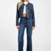 Elisa denimjas met pailletten Elisa denimjas met pailletten