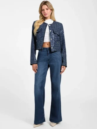 Elisa denimjas met pailletten