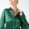 Elisa zijden oversized overhemd