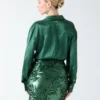 Elisa zijden oversized overhemd