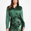 Elisa zijden oversized overhemd