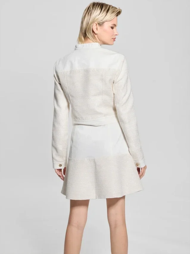 Elsie tweed- en denimjas Elsie tweed- en denimjas