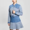 Elsie tweed- en denimjas Elsie tweed- en denimjas