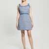 Elsie tweed- en denimjurk Elsie tweed- en denimjurk