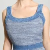 Elsie tweed- en denimjurk Elsie tweed- en denimjurk