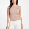 Emmalynn geplooide top