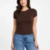 Emmalynn geplooide top