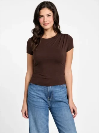 Emmalynn geplooide top