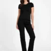 Emmalynn geplooide top