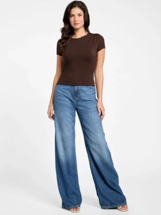 Emmalynn geplooide top