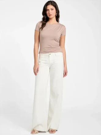 Emmalynn geplooide top