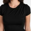 Emmalynn geplooide top