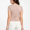 Emmalynn geplooide top