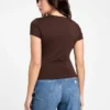 Emmalynn geplooide top