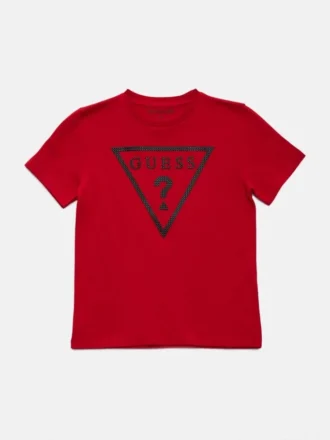 Erikk T-shirt met ronde hals en logo (7-16)