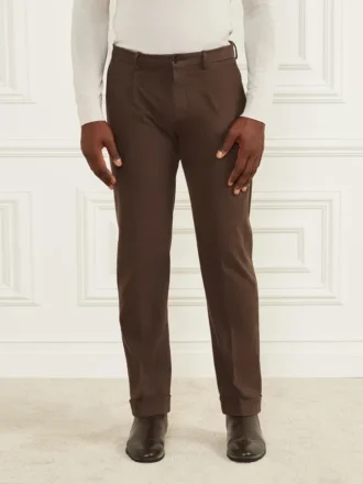 Ethan Twill Chino-broek met omgeslagen pijpen