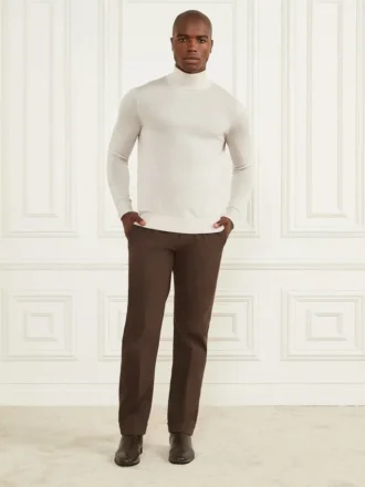Ethan Twill Chino-broek met omgeslagen pijpen