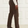 Ethan Twill Chino-broek met omgeslagen pijpen