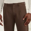 Ethan Twill Chino-broek met omgeslagen pijpen