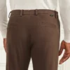 Ethan Twill Chino-broek met omgeslagen pijpen