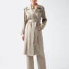 Eva satijnen trenchcoat Eva satijnen trenchcoat