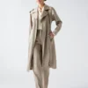 Eva satijnen trenchcoat Eva satijnen trenchcoat