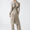 Eva satijnen trenchcoat Eva satijnen trenchcoat