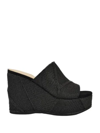 Evenz raffia platform sleehakken