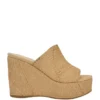 Evenz raffia platform sleehakken