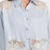 Evie kanten denimtop