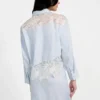 Evie kanten denimtop