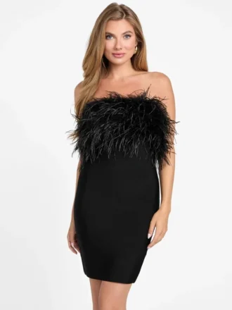 Evita Feather Bandage-jurk