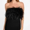 Evita Feather Bandage-jurk Evita Feather Bandage-jurk