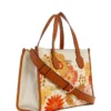Fabia bloemenprint shoppers