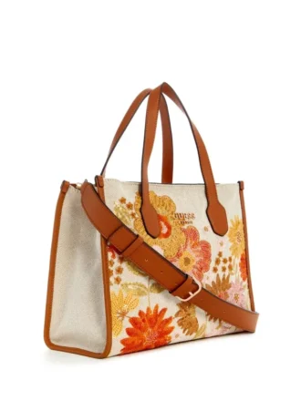 Fabia bloemenprint shoppers