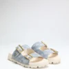 Fasten Raffia-Sandalen