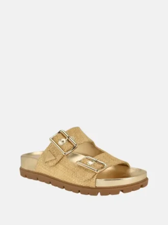 Fasten Raffia-Sandalen