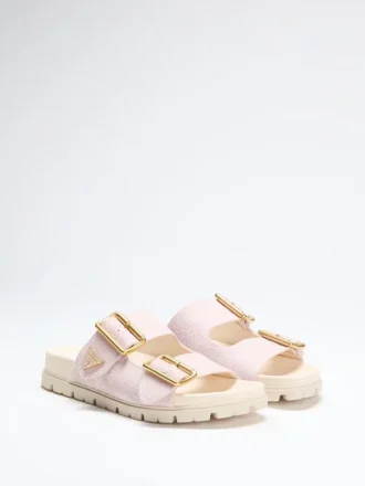 Fasten Raffia-Sandalen