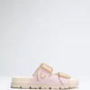 Fasten Raffia-Sandalen