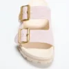 Fasten Raffia-Sandalen