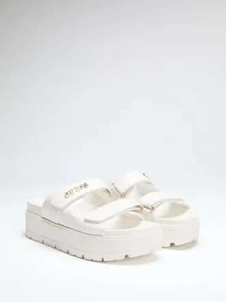 Fasten Sandalen van echt leer