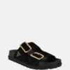 Fasten suède Sandalen