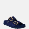 Fasten suède Sandalen