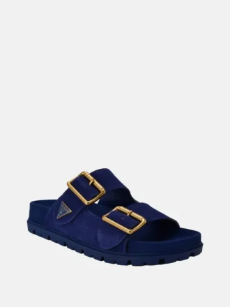Fasten suède Sandalen