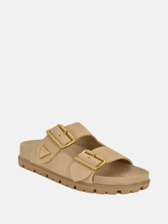 Fasten suède Sandalen
